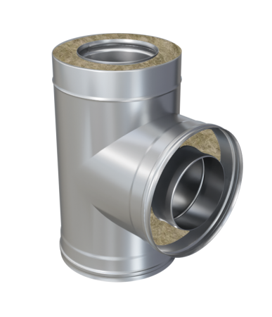 Сэндвич-тройник90(430/0,5 мм + оц..)Ф115*200